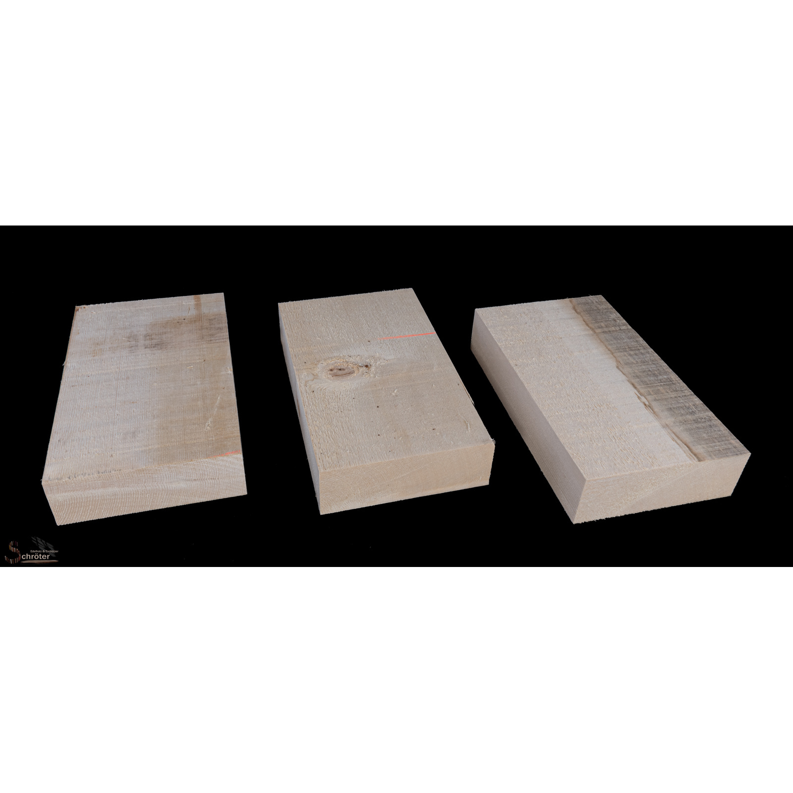 Fichte Blöcke 3 St. 25 x15 cm box
