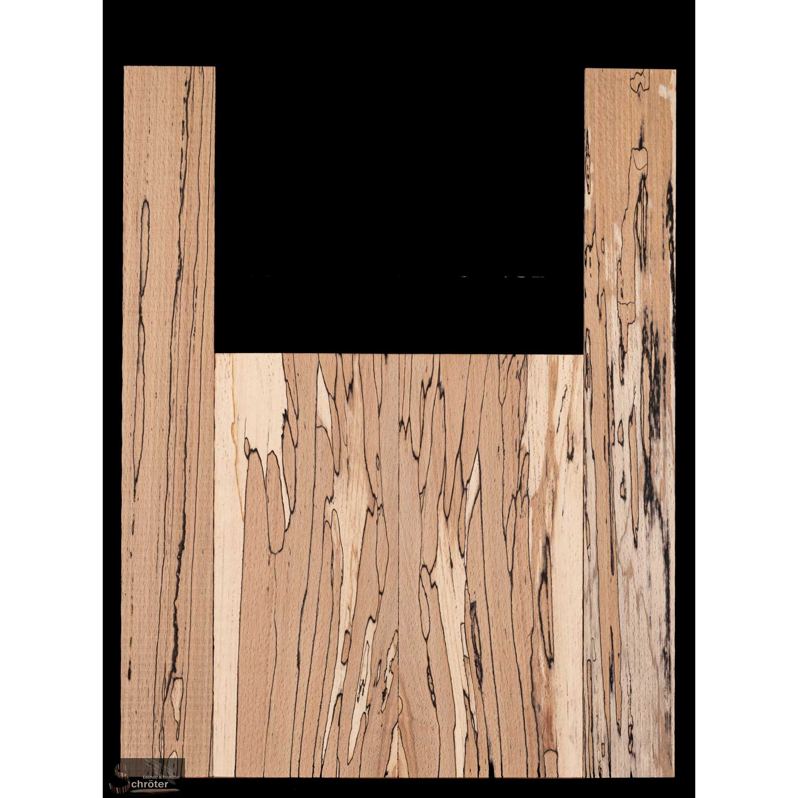 Buche Gestockt Ukulele box