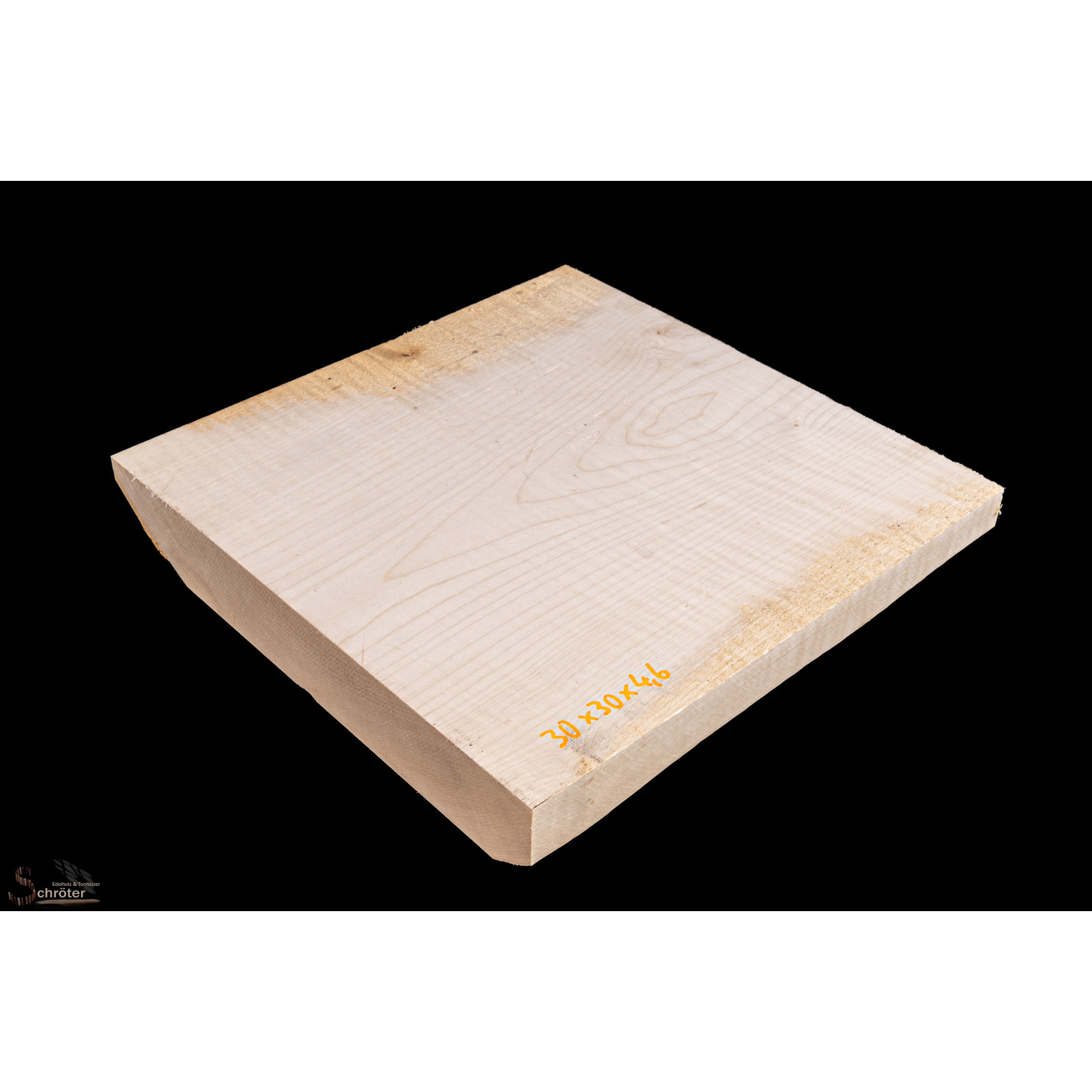 Ahorn Riegel Block 30,0 x30,0 x4,6 cm