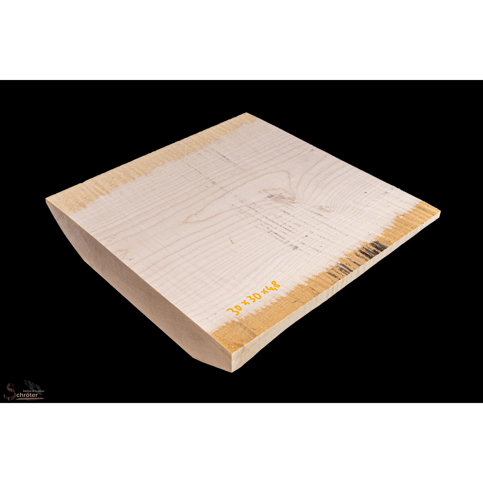 Ahorn Riegel Block 30,0 x30,0 x4,8 cm
