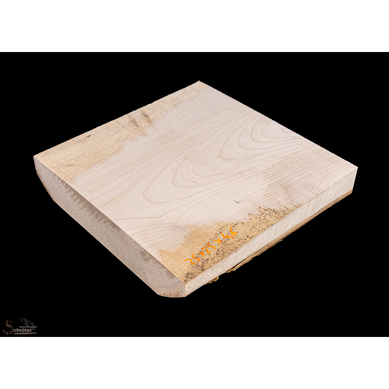 Ahorn Riegel Block 25,0 x25,0 x4,6 cm