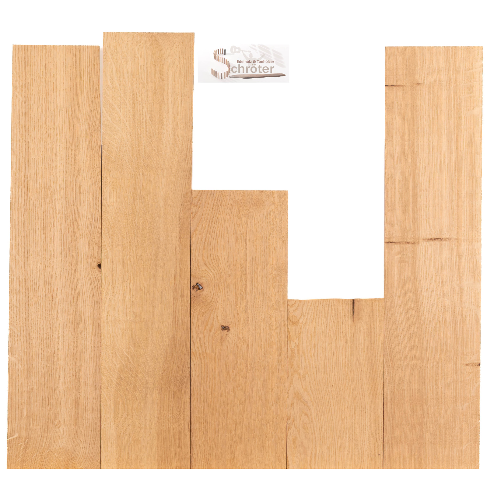 Eiche Lamellen Paket 10 Stk.