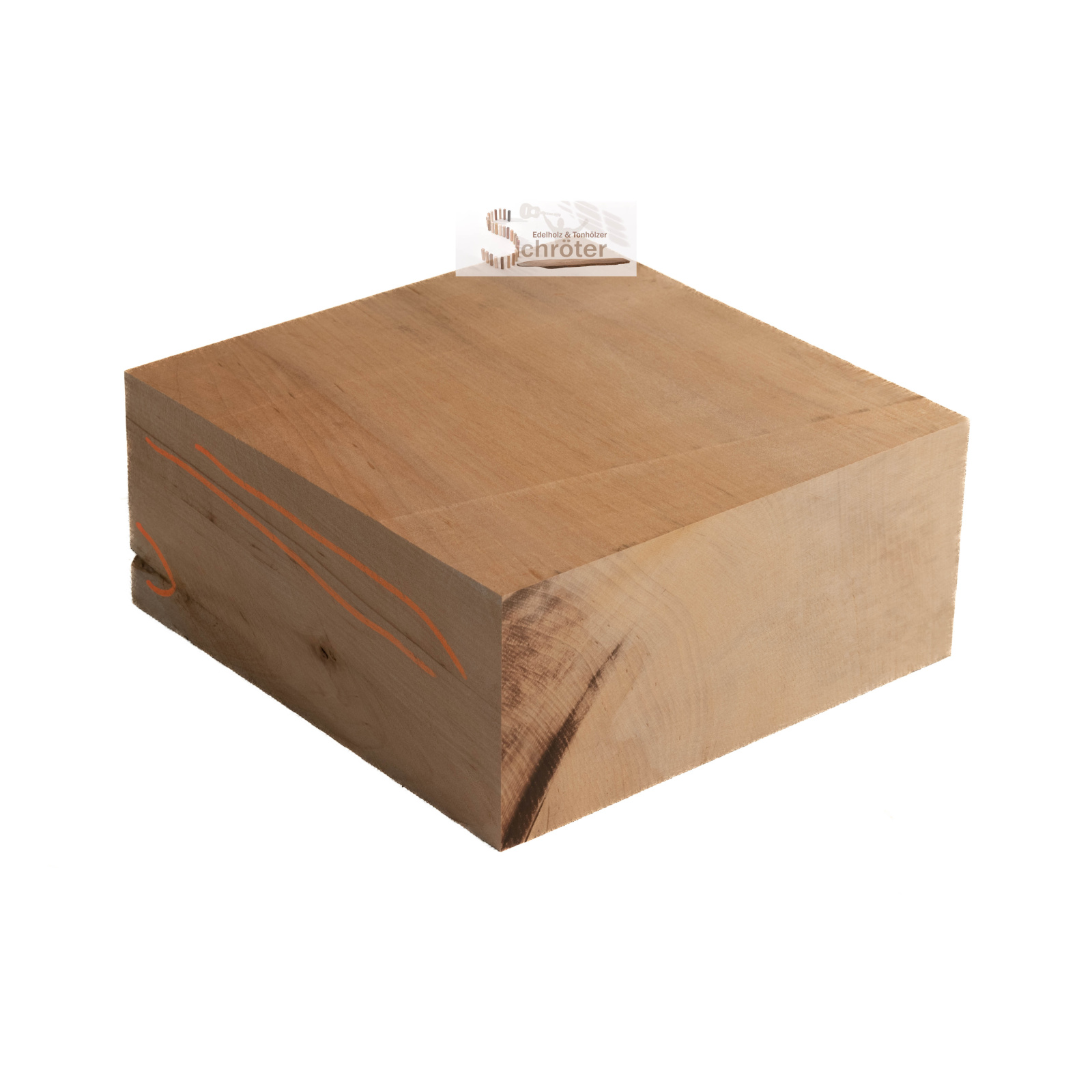 Elsbeere Block 18x18x8 cm 1,82 kg