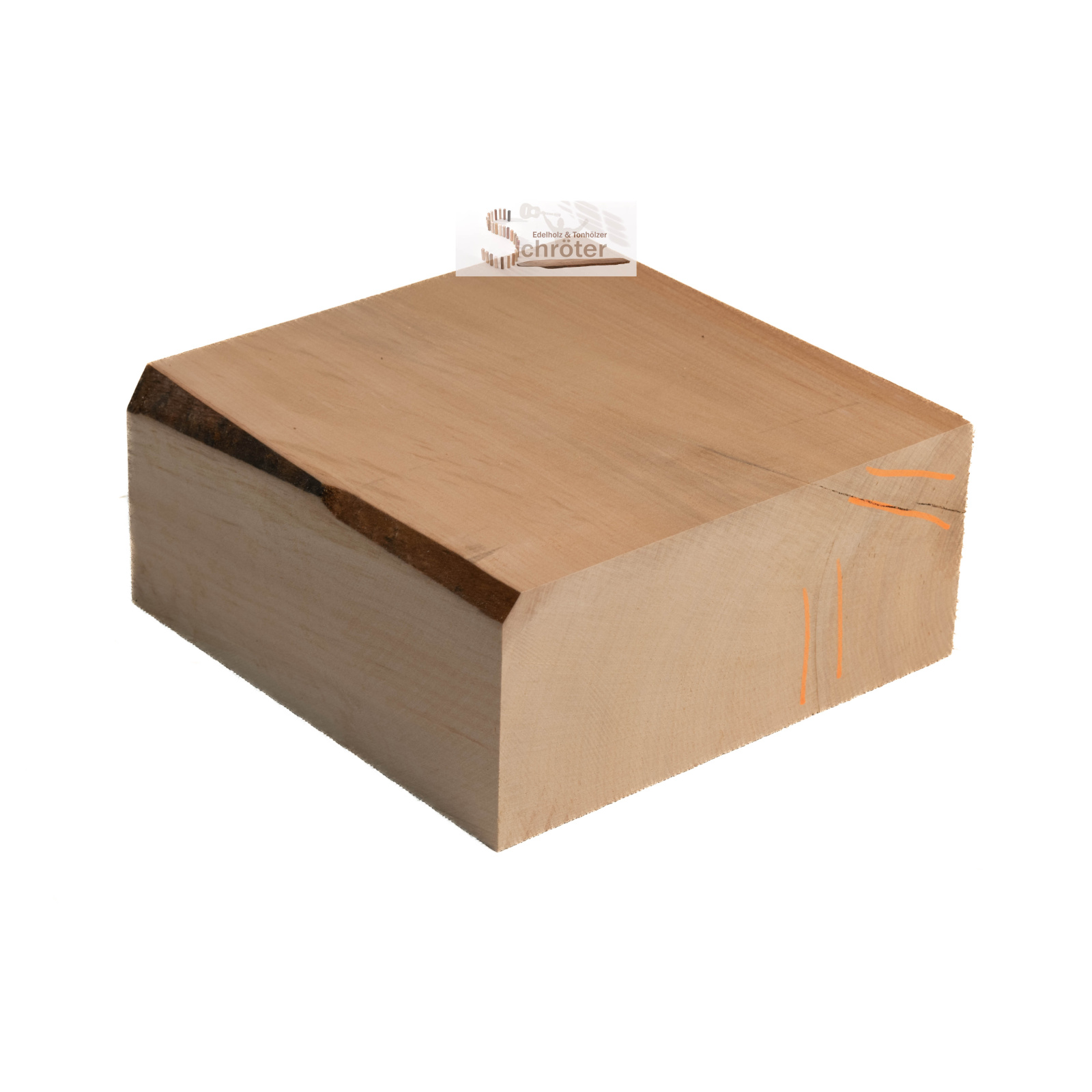 Elsbeere Block 18x18x8 cm 1,84 kg