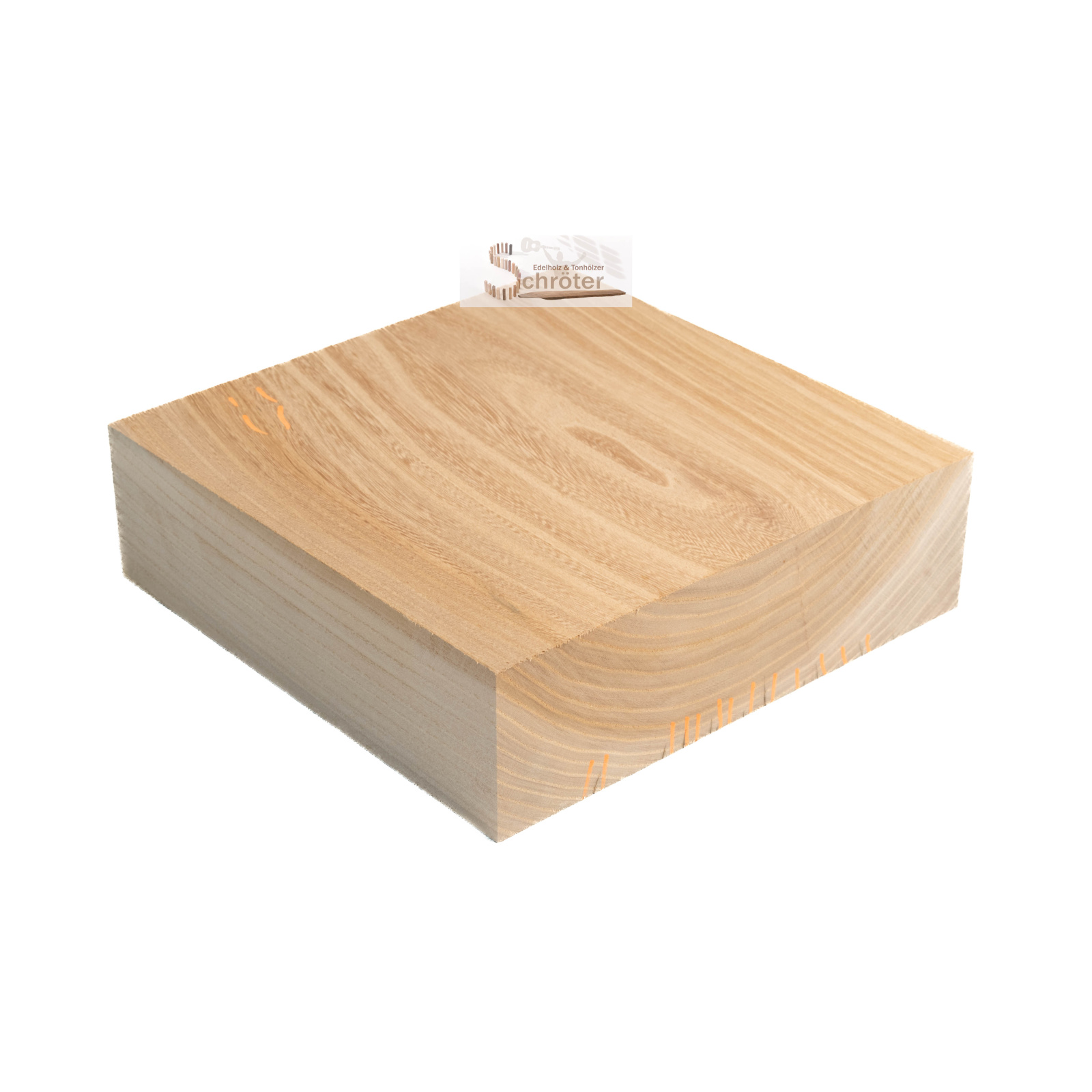 Ulme / Rüster Block 24x24x7 cm 2,69 kg