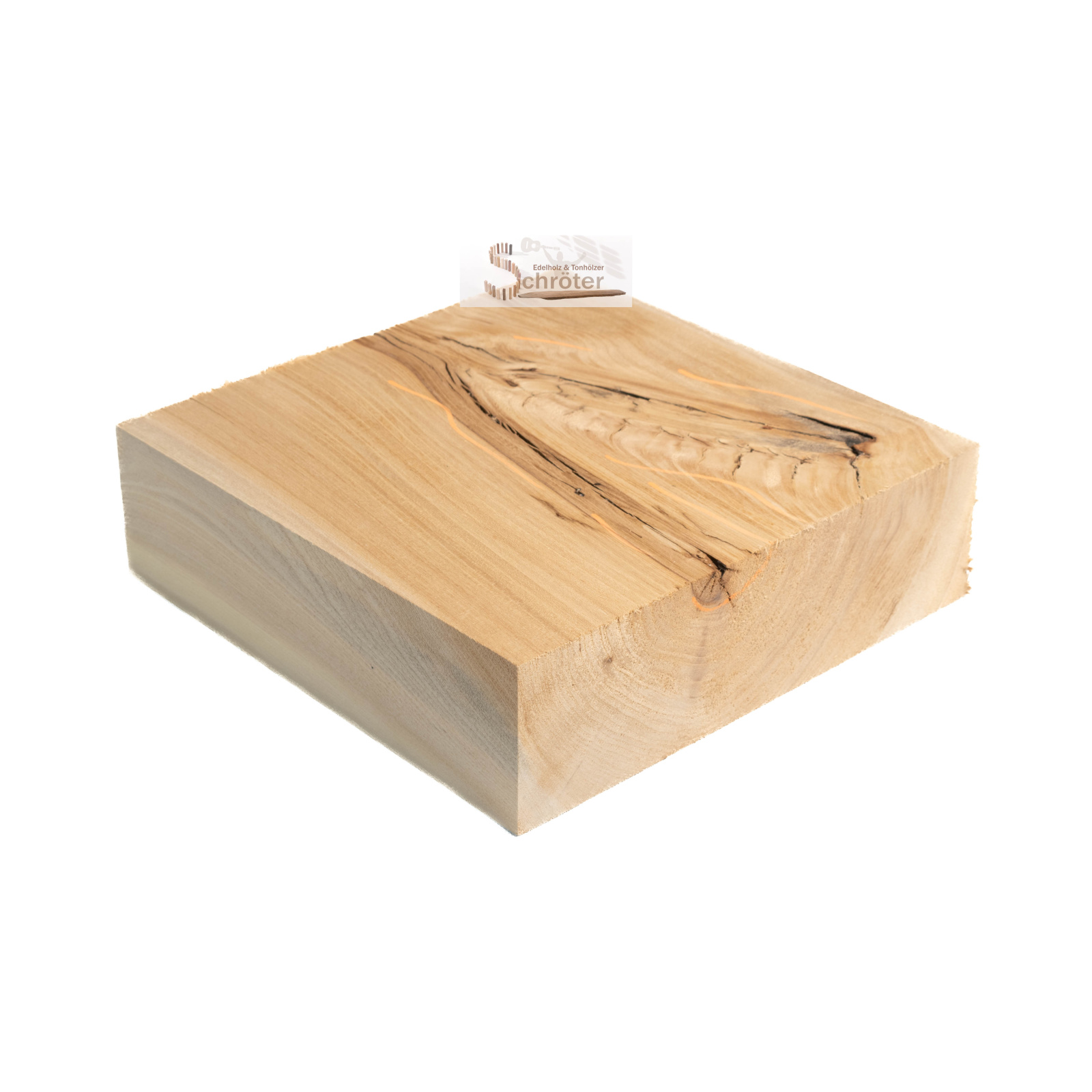 Ulme / Rüster Block 24x24x7 cm 2,39 kg