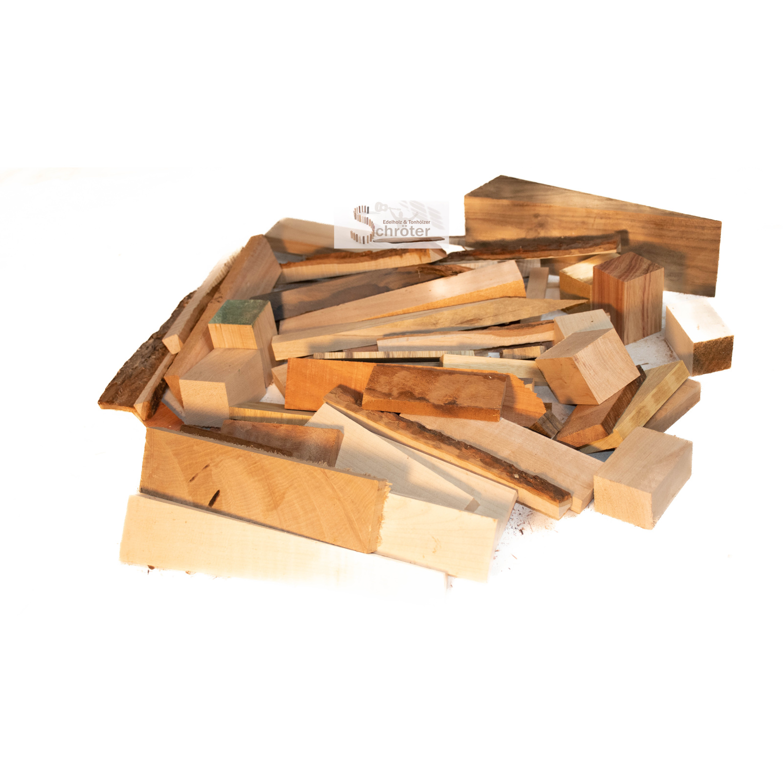 Bastelholzkiste Holzrester ca. 5 kg