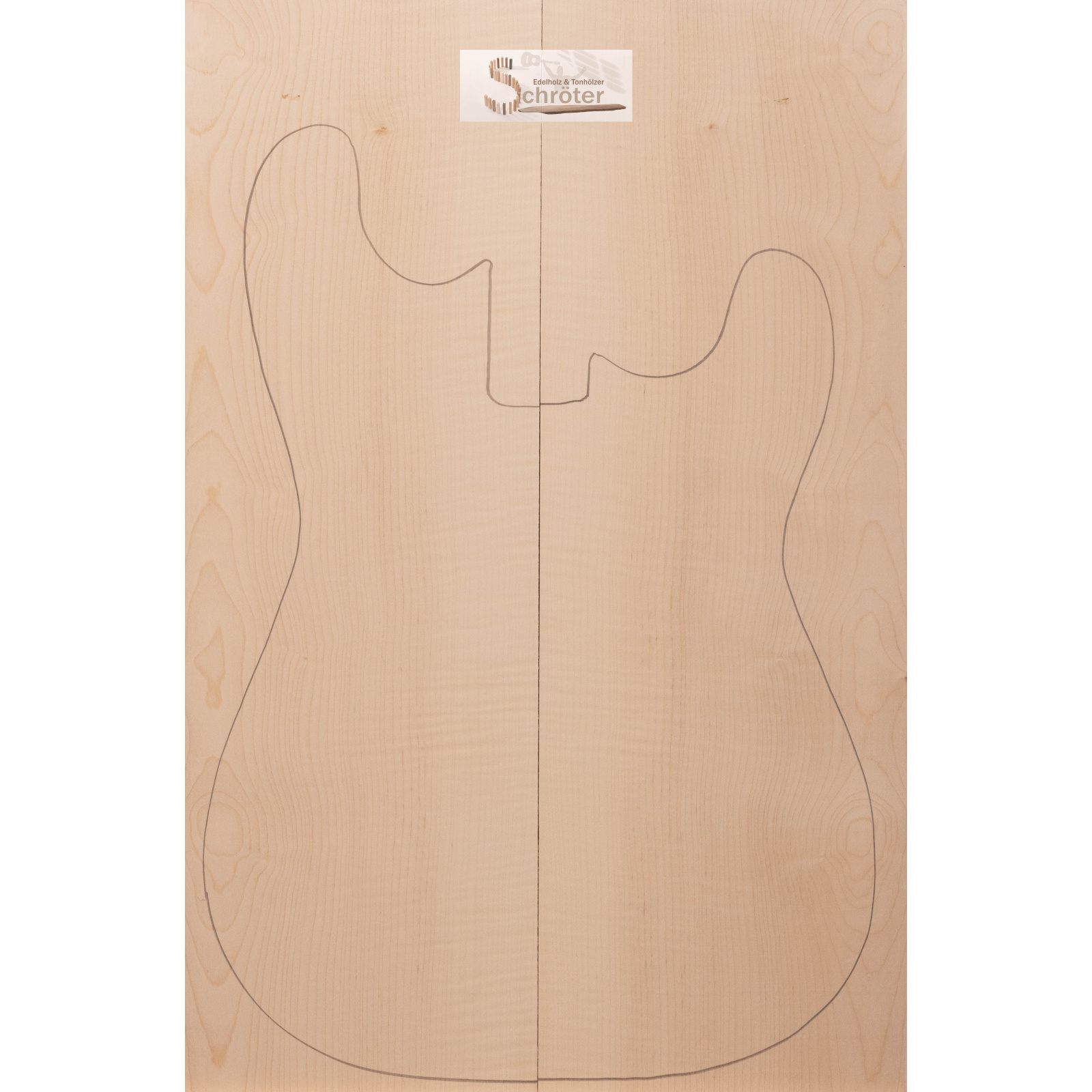 Ahorn Riegel Top 55x18x2,0 cm Weis