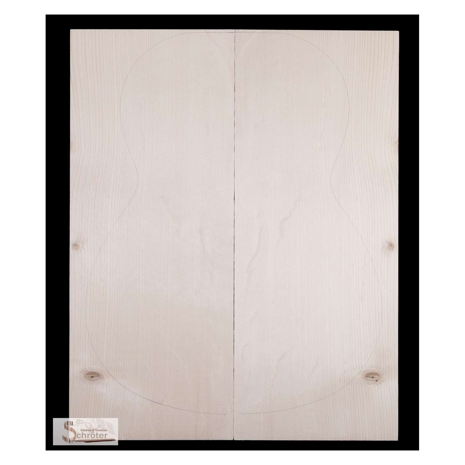 Fichte Bear Claw Decke Acoustic West box